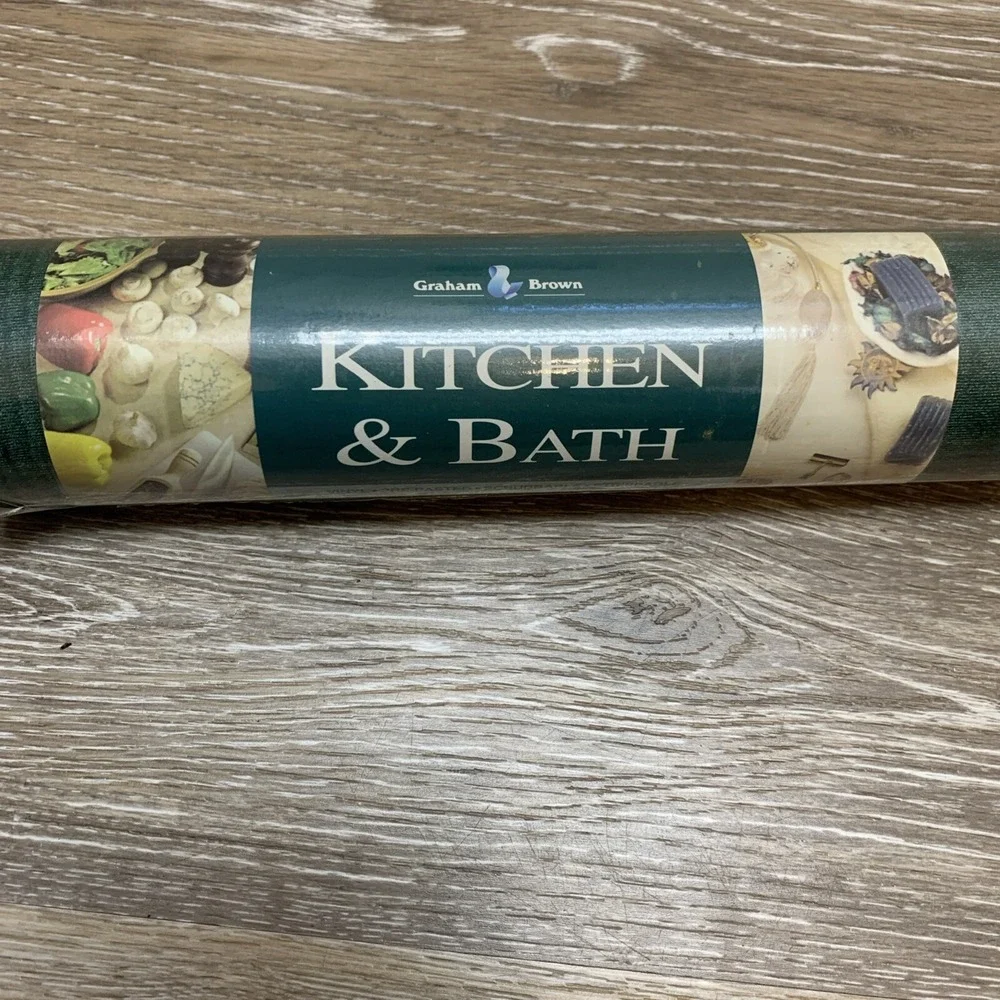 Graham & Brown Green Faux Bois Vinyl Pre-pasted Vintage Wallcovering Wallpaper